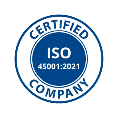 Logo certificazione ISO 45001:2021